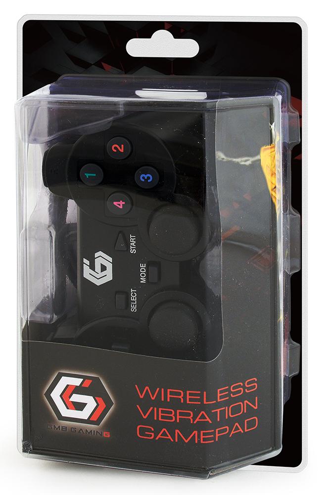 Gembird Wireless Dual Vibration Gamepad - For PS2 / PS3 / PC