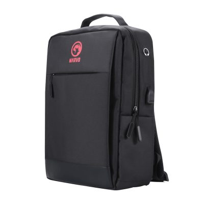 Marvo Laptop 15.6 inch Backpack with USB Charging Port, Waterproof Durable Fabric