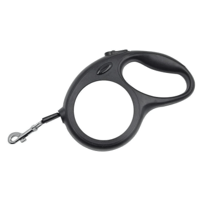 Retractable 5m Sublimation Pet Lead - Black