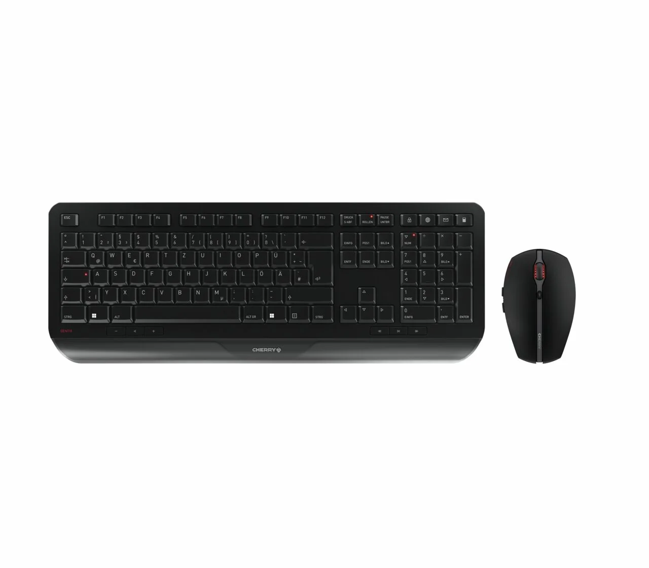 CHERRY GENTIX Desktop Wireless Keyboard & Mouse Set, Black - JD-7000GB-2 - Image 2