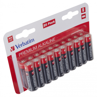 Verbatim AA Battery Alkaline 20 Pack